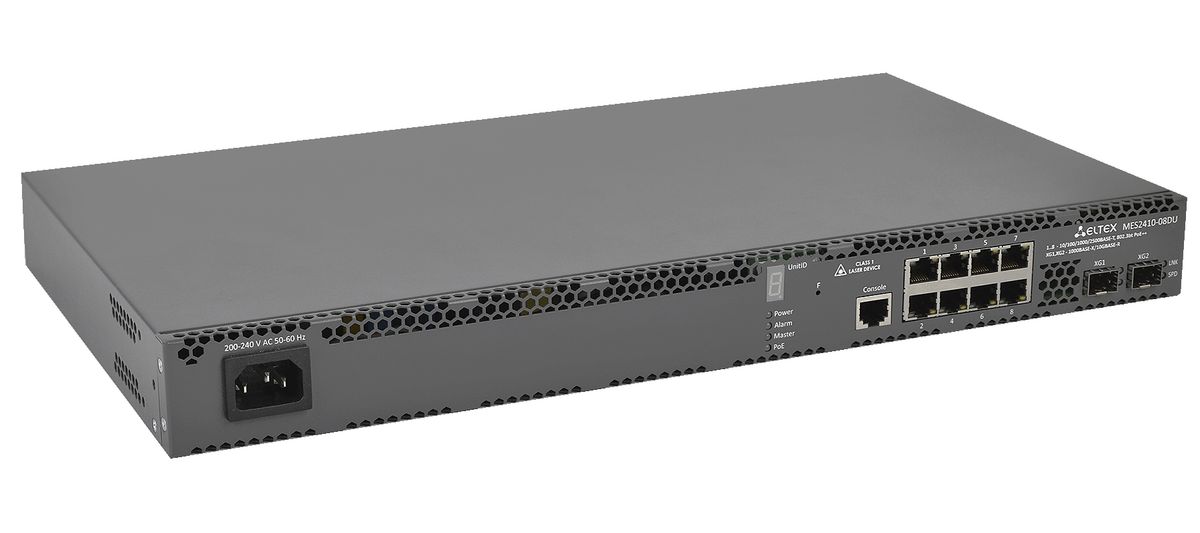 Коммутатор  MES2410-08DU