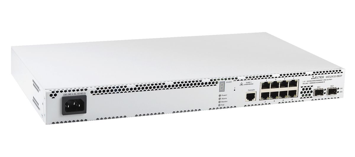Коммутатор  MES2410-08DP