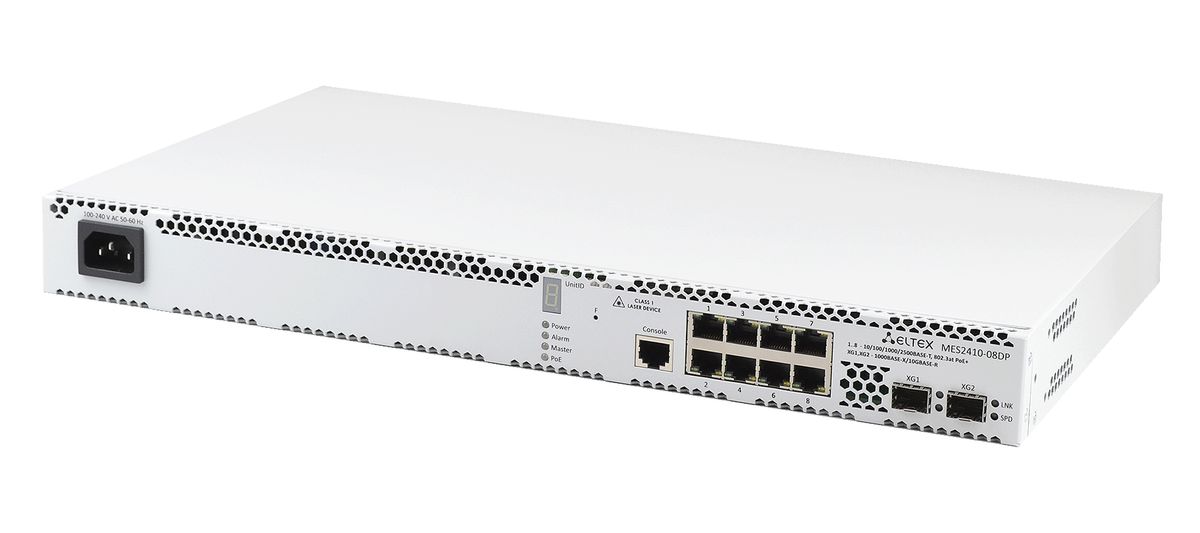 Коммутатор  MES2410-08DP