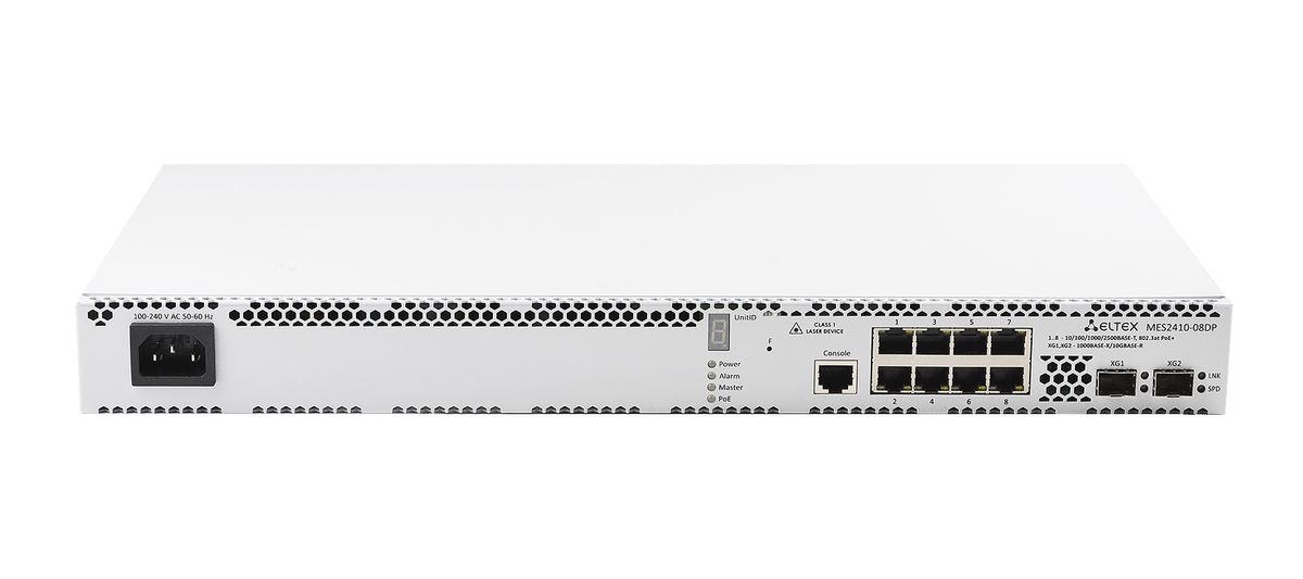 Коммутатор  MES2410-08DP