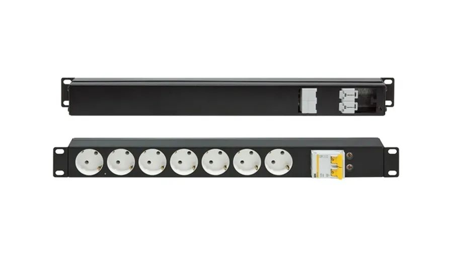 Блок розеток QS-PDU-1U-2Р25-7DR 