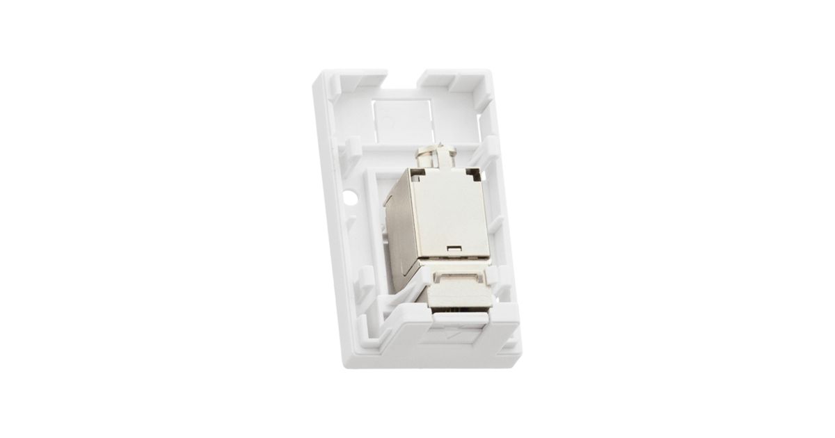 Розетка мультимедийная  NMC-WO1SD2-FT-ST-WT
