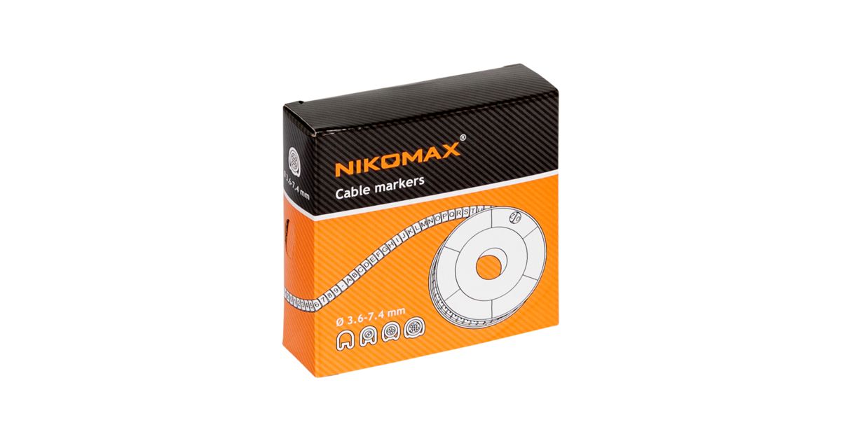 Маркер кабельный  NMC-CMR-1-YL-500