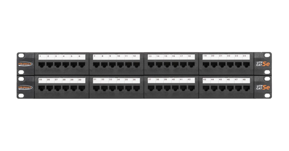 Патч-панель  NMC-RP48UD2-2U-BK