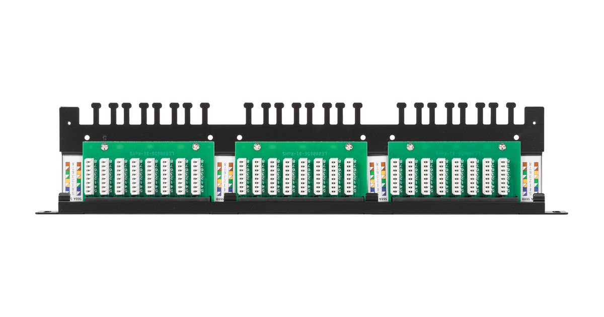 Патч-панель  NMC-RP24UD2-HU-BK