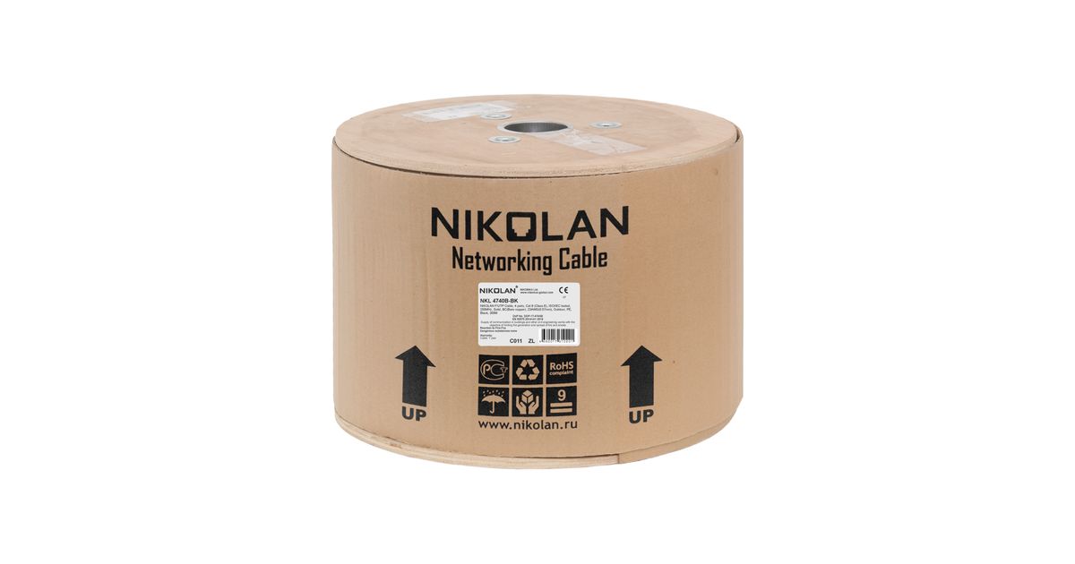 Кабель витая пара  NKL 4740B-BK