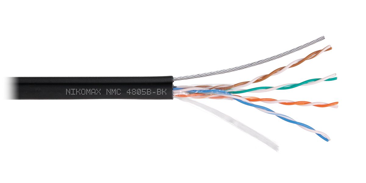 Кабель витая пара  NMC 4805B-BK