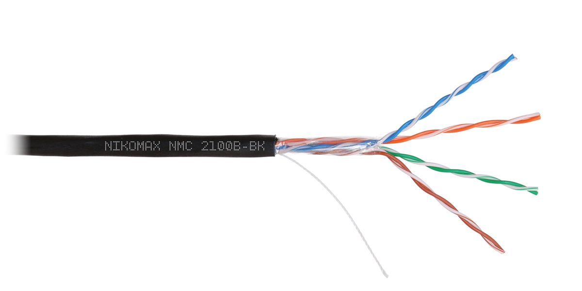 Кабель витая пара  NMC 2100B-BK