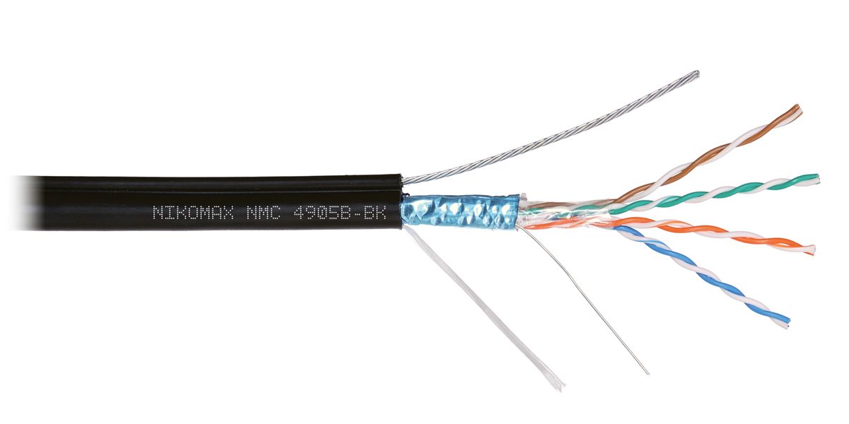 Кабель витая пара  NMC 4905B-BK