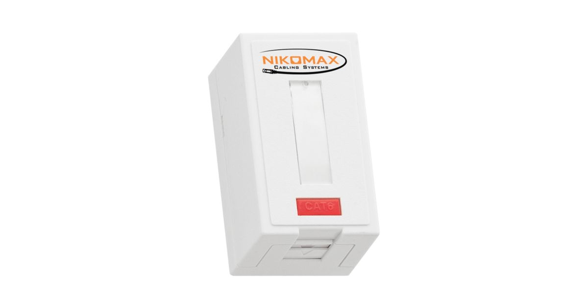 Корпус розетки  NMC-MB1P-ST-WT