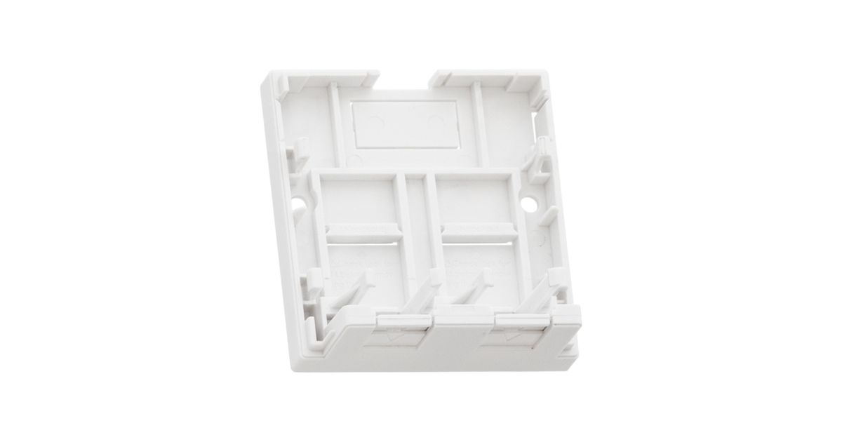 Корпус розетки  NMC-MB2P-ST-WT