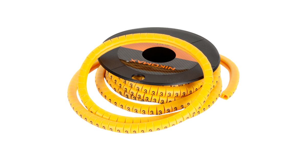 Маркер кабельный  NMC-CMR-1-YL-500