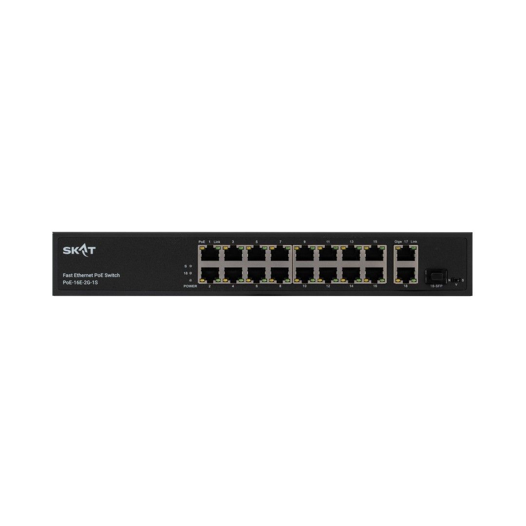 Коммутатор SKAT PoE-16E-2G-1S 4075