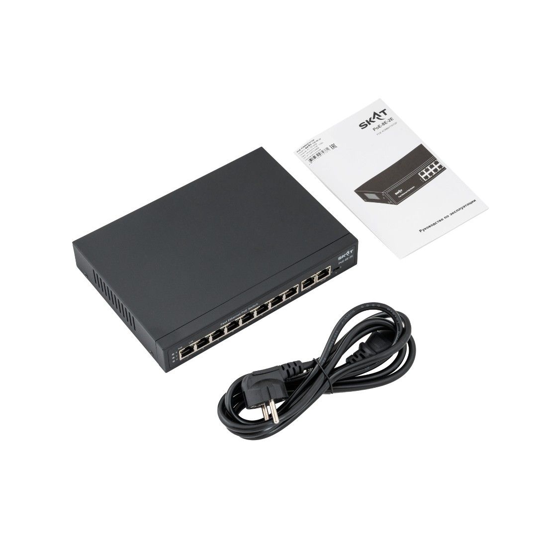 Коммутатор SKAT PoE-8E-2E 4072