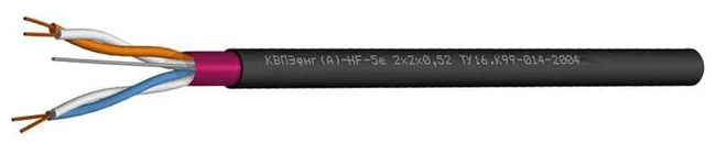 Кабель передачи данных КВПЭфнг(А)-LS-5е 1x2x0.52 1785