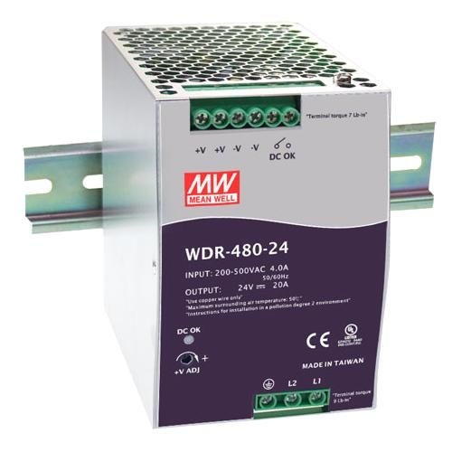 Блок питания WDR-480-24 