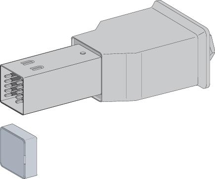 Секция шинопровода  KBB40ABD44TW