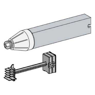 Секция шинопровода  KBA25ABG4W