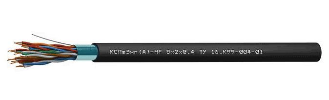 Кабель передачи данных КСПвЭнг(А)-HF 1х2х0.4 25747