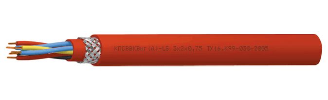 Кабель передачи данных КПСВВКВнг(А)-LS 4x2x0.5 3015