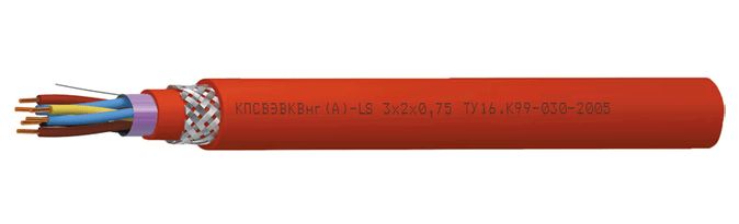 Кабель передачи данных КПСВЭВКВнг(А)-LS 1х2х0.75 932
