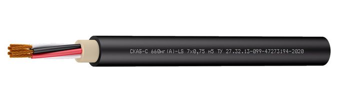 Кабель передачи данных СКАБ-С 660нг(А)-LS 2х2х0.75 