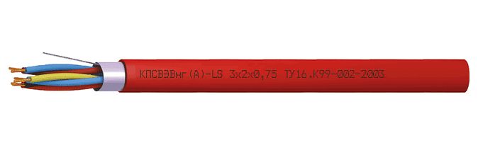 Кабель передачи данных КПСВЭВнг(А)-LS 2х2х0.75 509