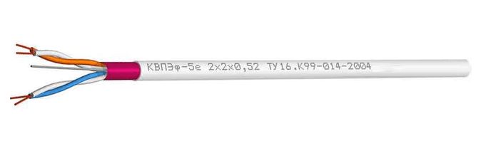 Кабель передачи данных КВПЭф-5е 2х2х0.52 36