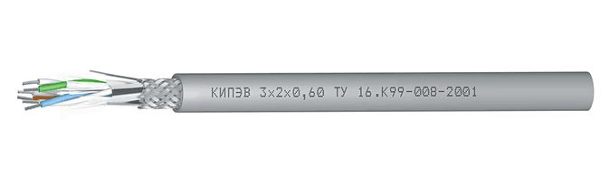 Кабель передачи данных КИПЭВ 1х2х0.60 108