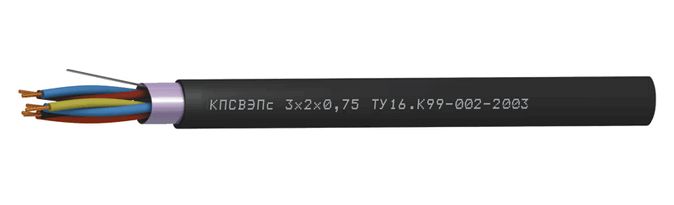 Кабель передачи данных КПСВЭПс 1х2х1.0 664
