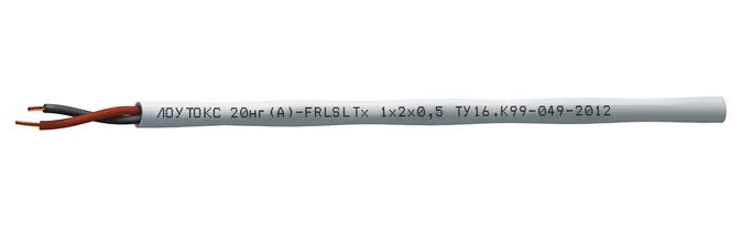 Кабель передачи данных ЛОУТОКС 20нг(А)-FRLSLTx 2x2x0.75 3436