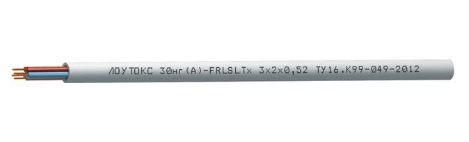 Кабель передачи данных ЛОУТОКС 30нг(А)-FRLSLTx 2x2x0.52 3441