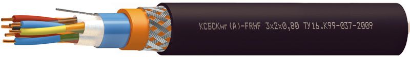 Кабель передачи данных КСБСКнг(А)-FRHF 20х2х0.8 2645