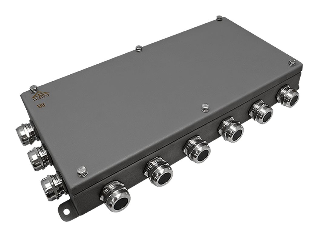 Коробка монтажная КМ-О (64к)-IP66-2040 нерж 