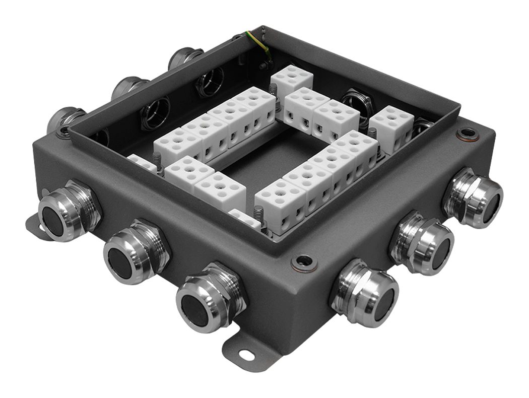 Коробка монтажная КМ-О (32к)-IP66-2020 нерж 
