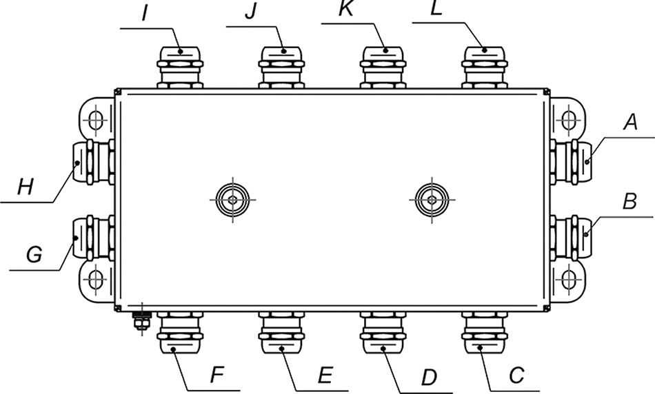 Коробка монтажная КМ-О (16к)-IP66-1224 