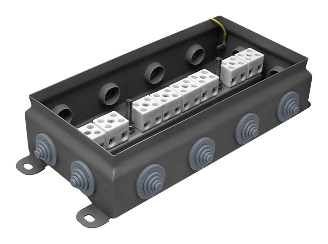 Коробка монтажная КМ-О (16к*6,0)-IP55 1224нерж 