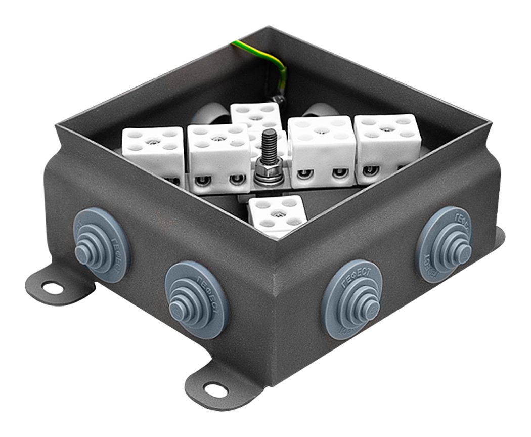 Коробка монтажная КМ-О (12к)-IP55 1212нерж 