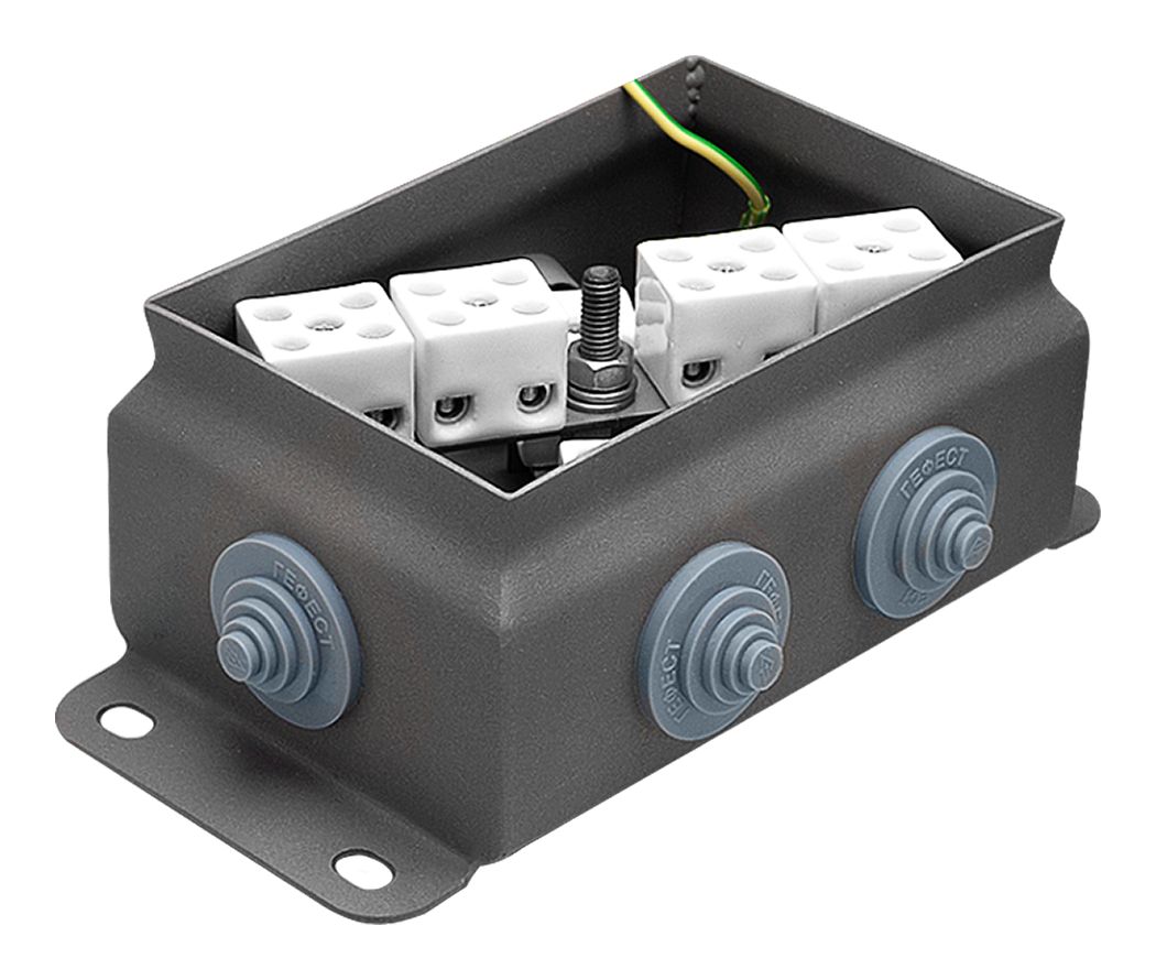 Коробка монтажная КМ-О (12к)-IP55 0812нерж 