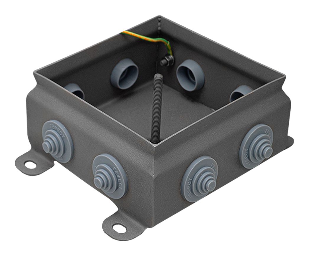 Коробка монтажная КМ IP55-1212нерж 