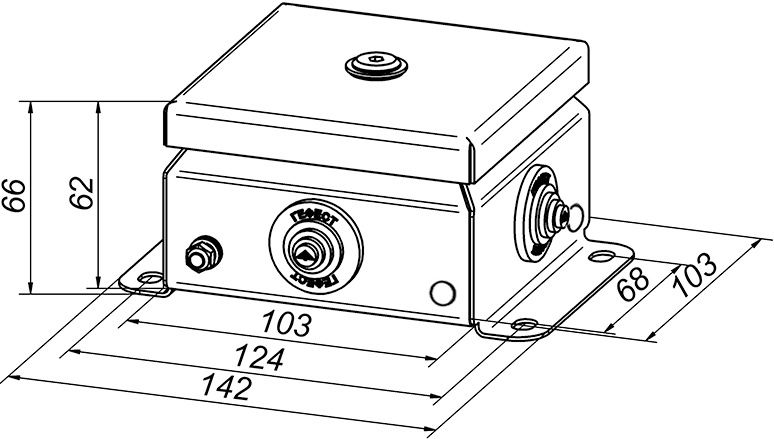 Коробка монтажная КМ IP55-1010нерж 