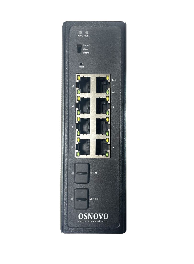 Коммутатор промышленный SW-80802-IM(port 90W,360W) 14912