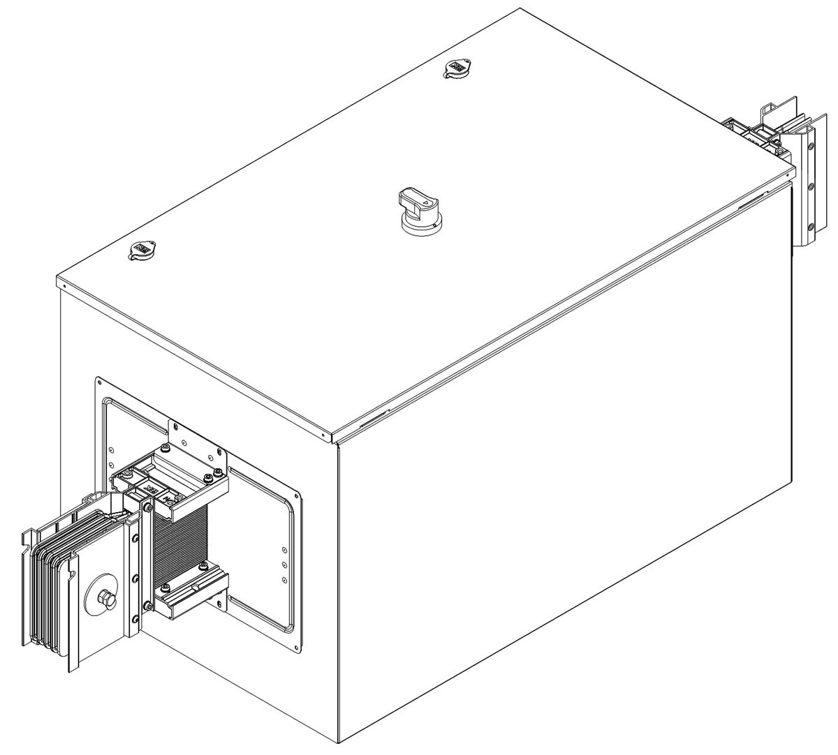 Секция шинопровода  LB-1000C5-35-F-GG