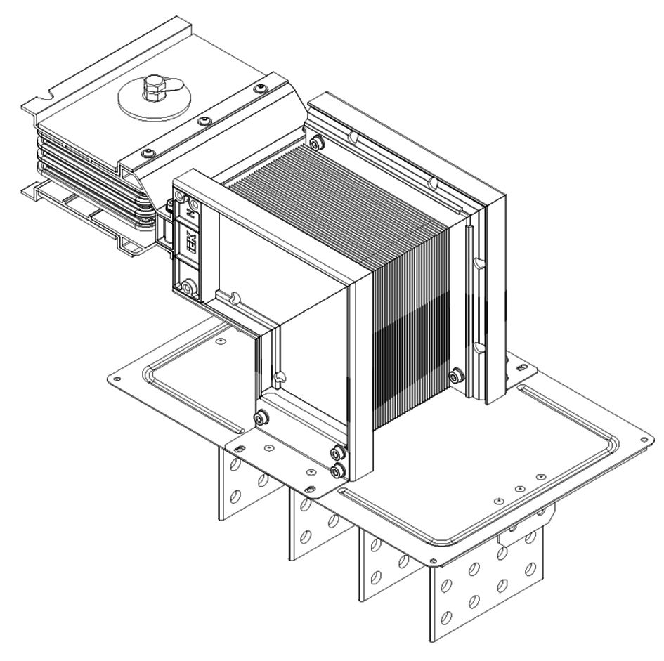 Секция шинопровода  LB-2500C5-35-F-FL2