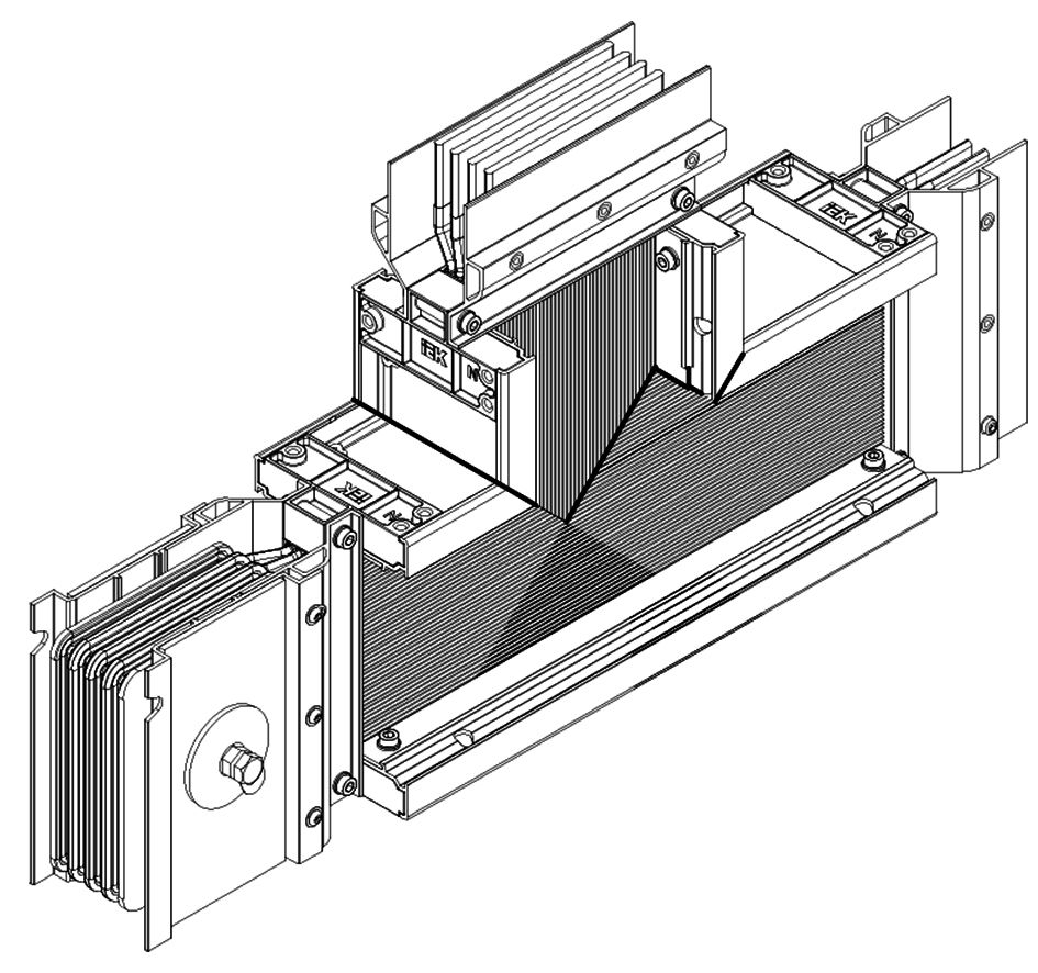 Секция шинопровода  LB-0630A4-25-F-TU