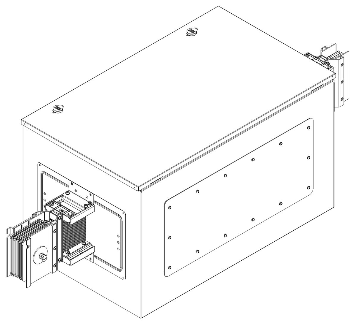 Секция шинопровода  LB-1000A4-25-F-GC
