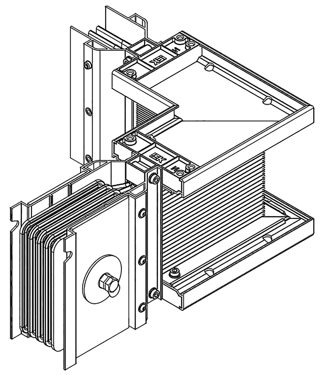 Секция шинопровода  LB-0800A4-25-F-LLE