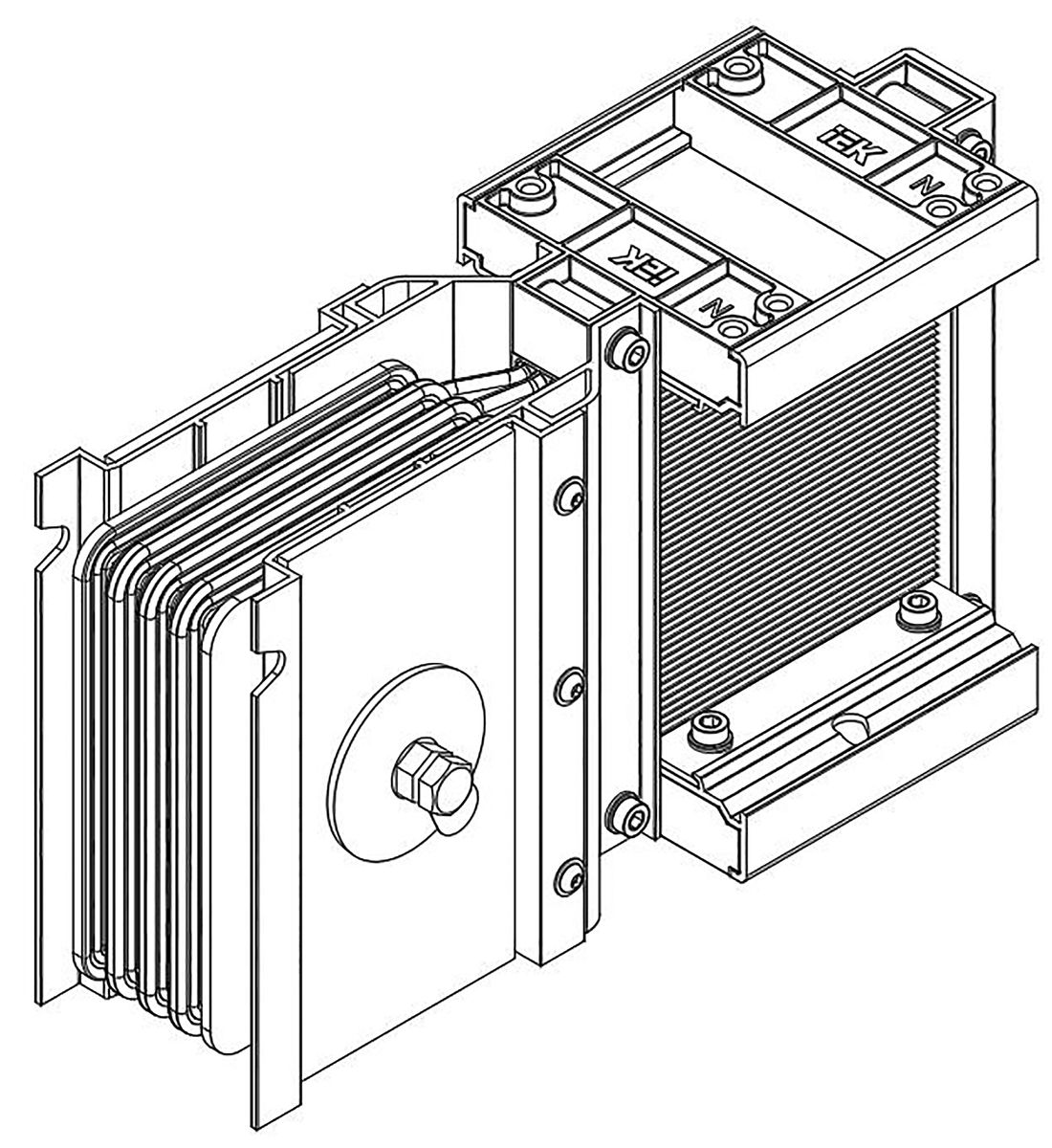Секция шинопровода  LB-4000A4-35-F-EC