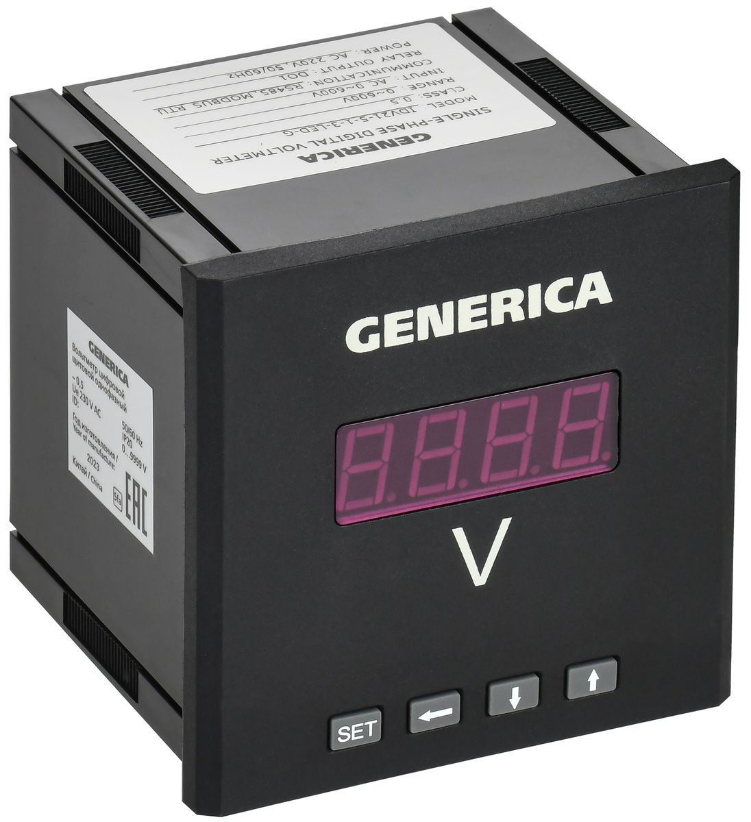 Вольтметр  IDV21-5-1-3-LED-G