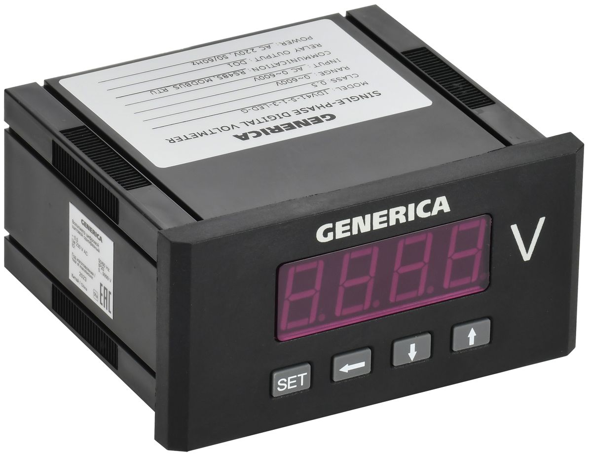 Вольтметр  IDV41-5-1-3-LED-G